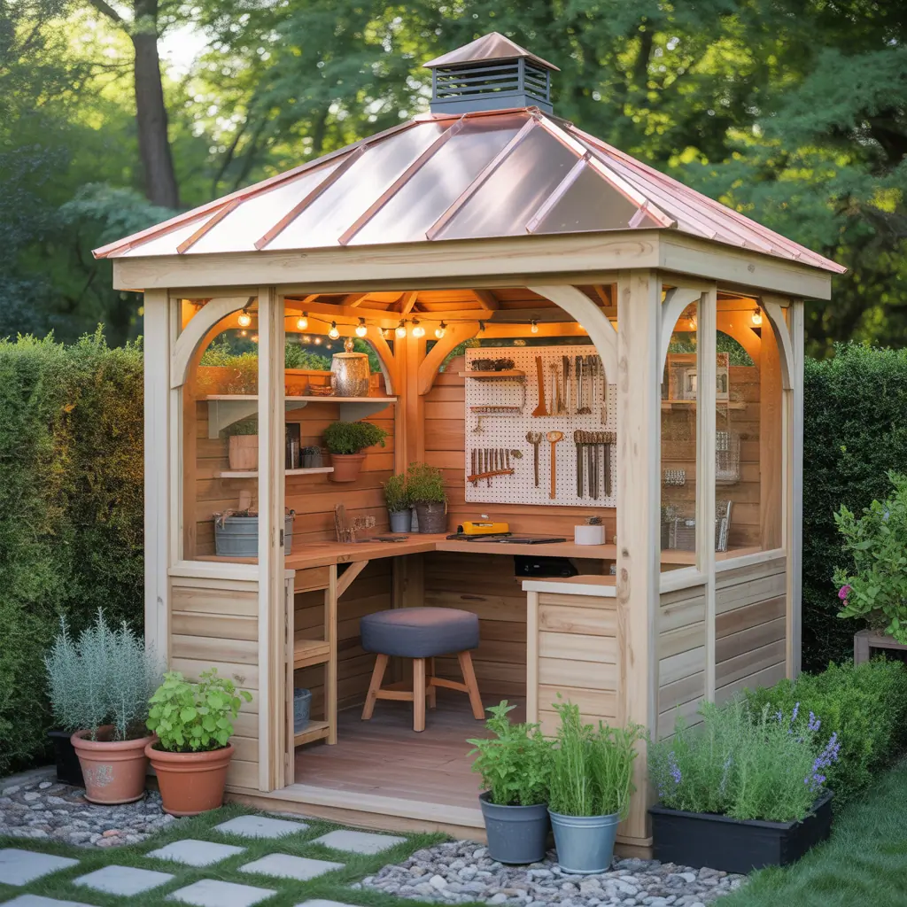gazebo ideas small backyard