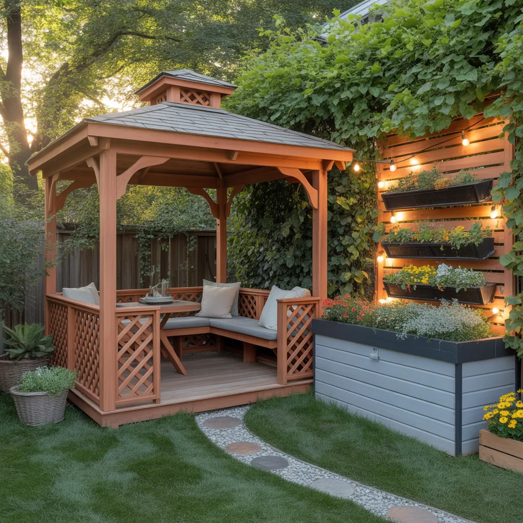 gazebo ideas small backyard