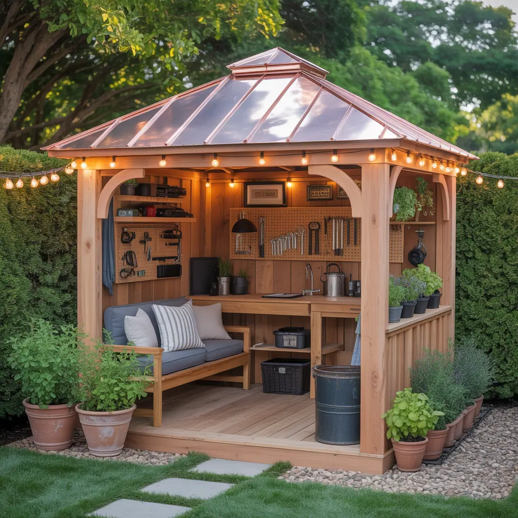 gazebo ideas small backyard