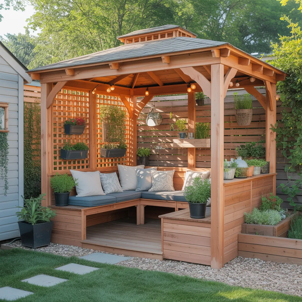 gazebo ideas small backyard