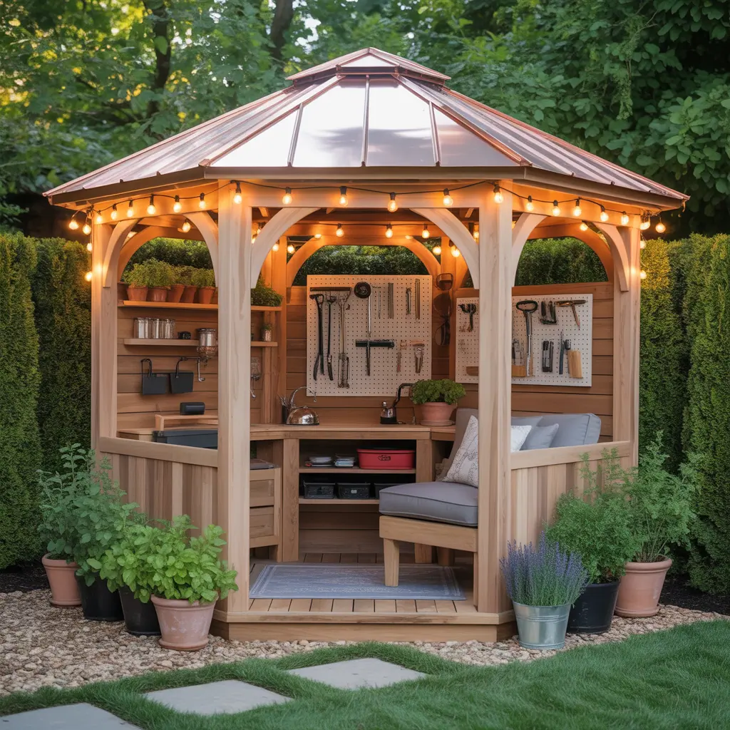 gazebo ideas small backyard