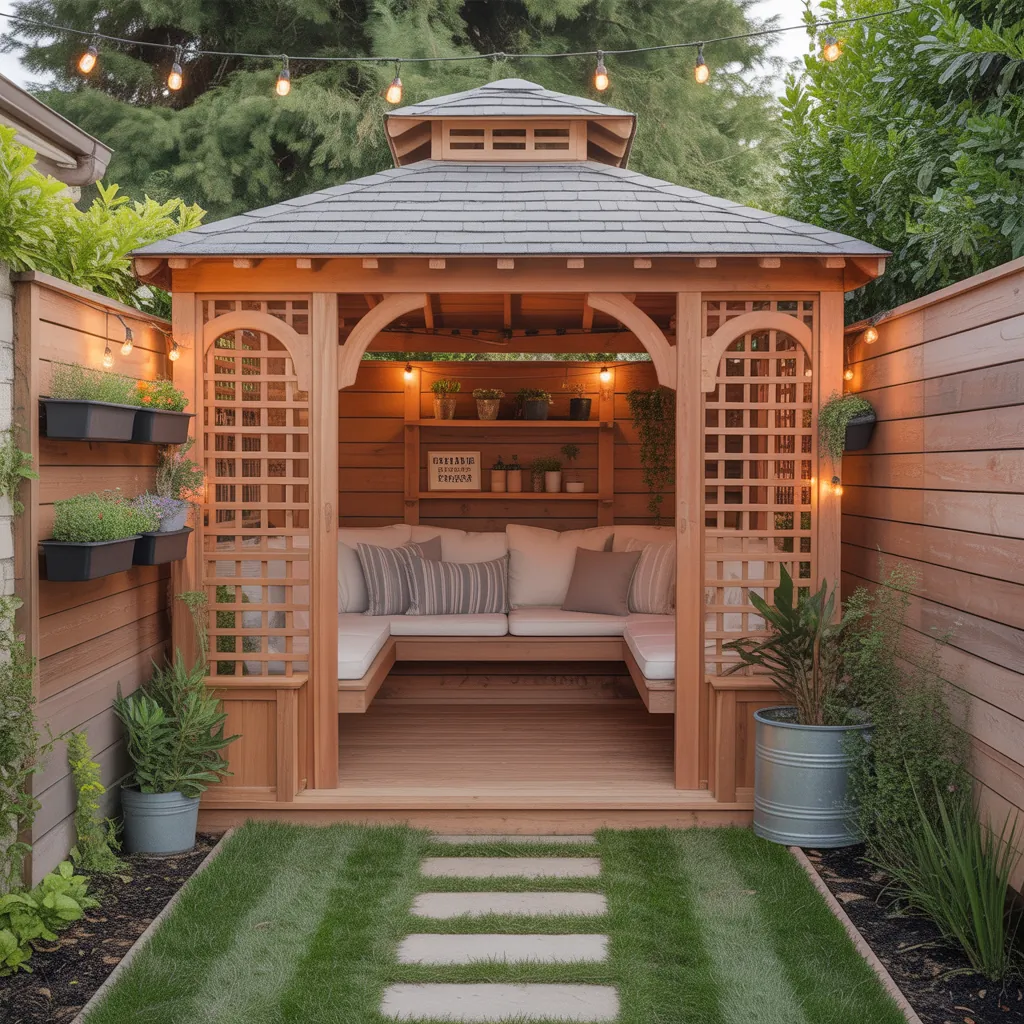 gazebo ideas small backyard