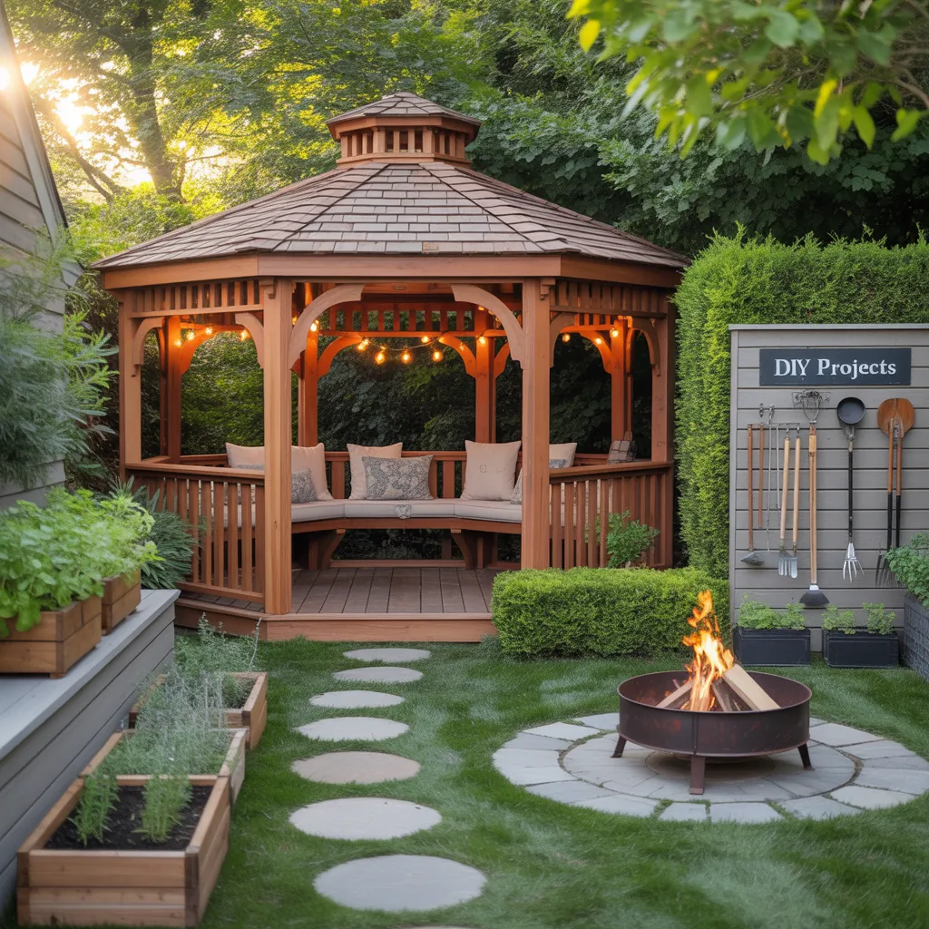gazebo ideas small backyard