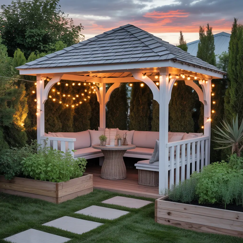 gazebo ideas small backyard