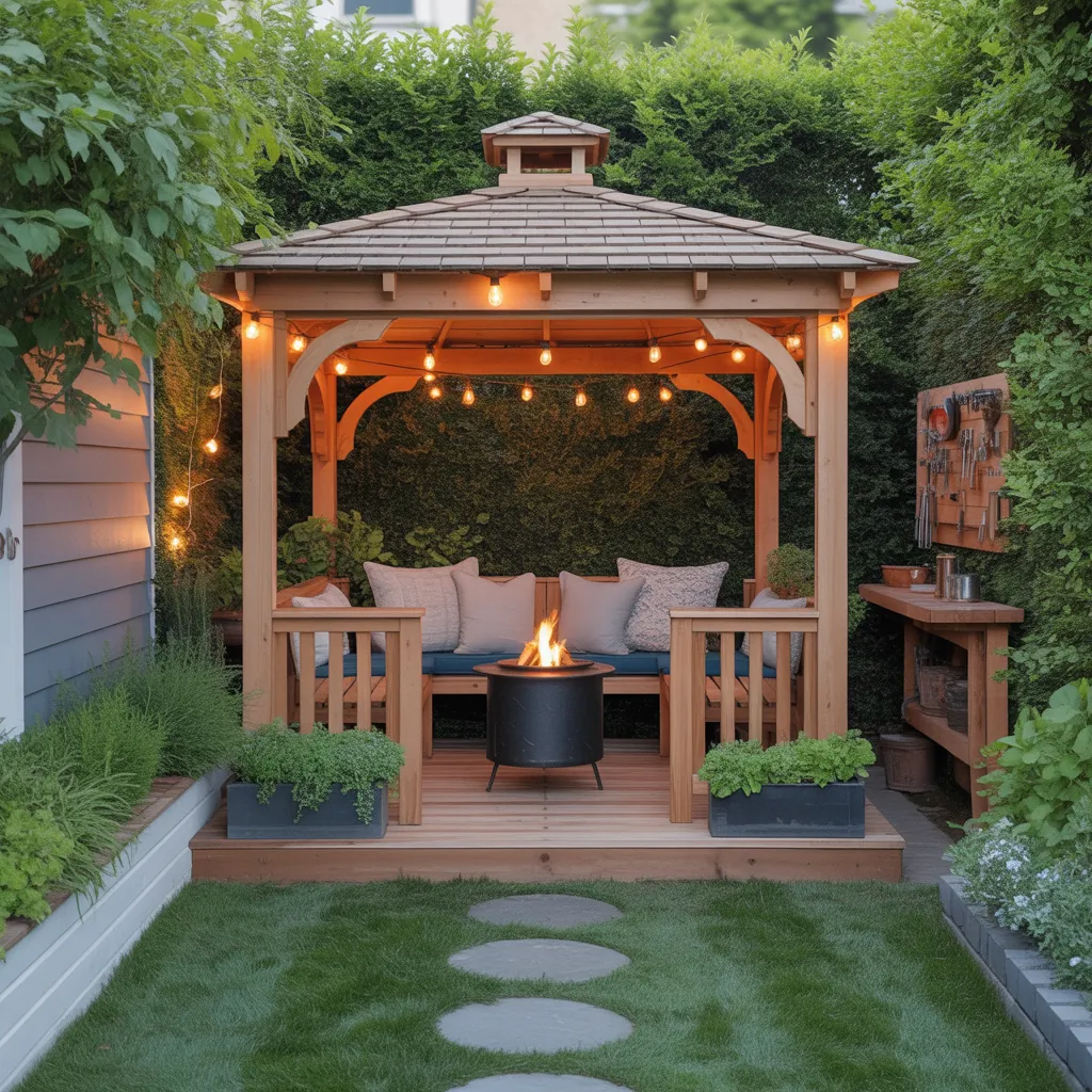 gazebo ideas small backyard