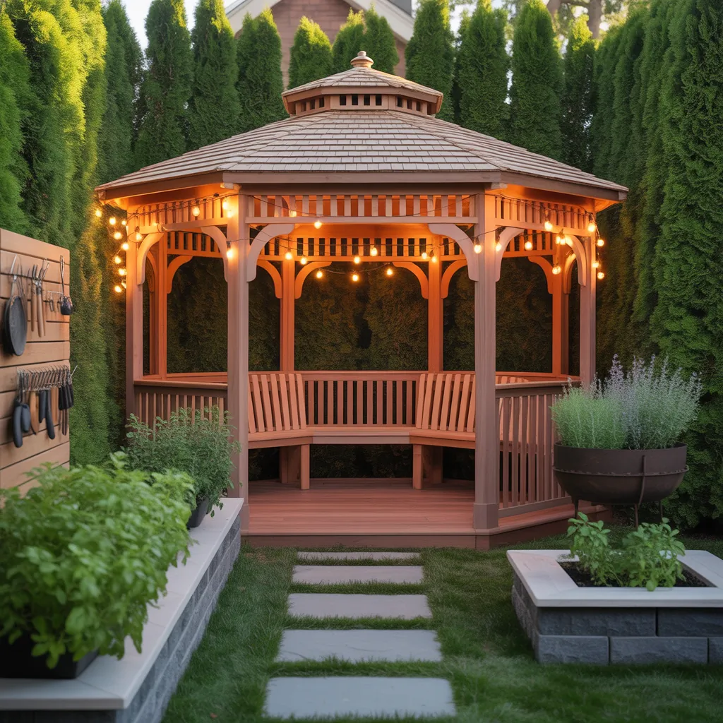 gazebo ideas small backyard
