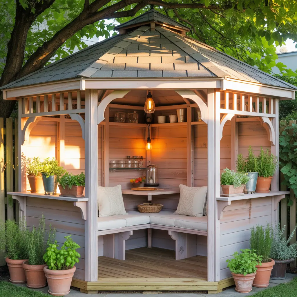 gazebo ideas small backyard
