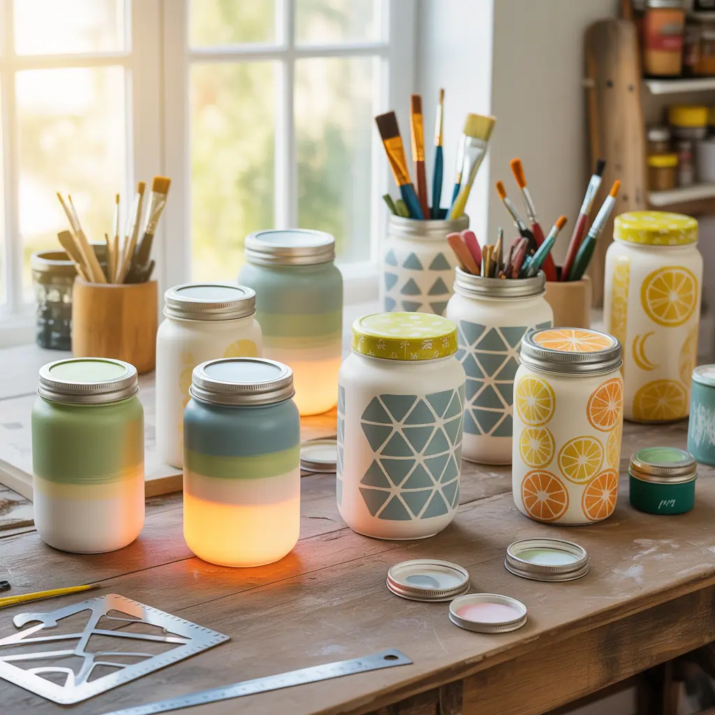 glass jar painting ideas how to