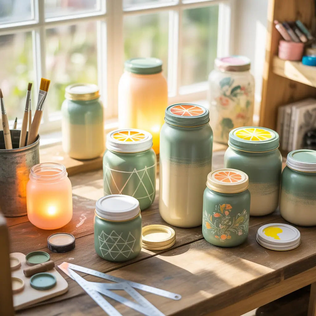 glass jar painting ideas how to