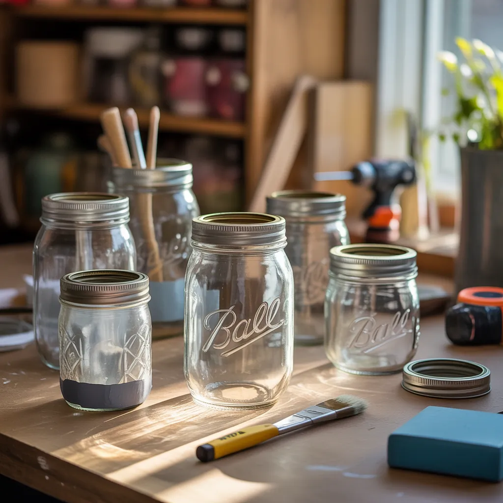 glass jar painting ideas how to