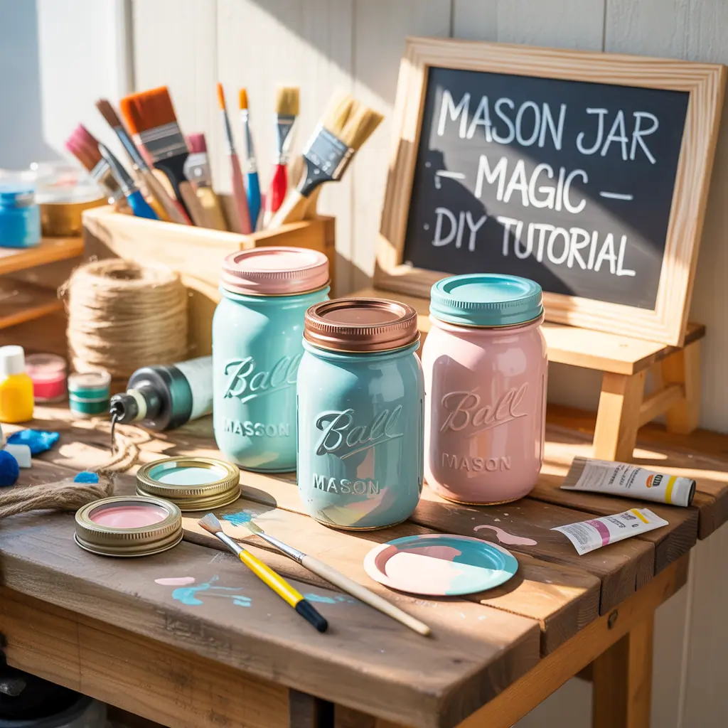 glass jar painting ideas how to