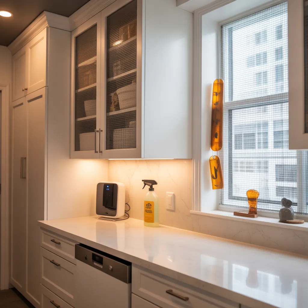 gnats get rid of in kitchen