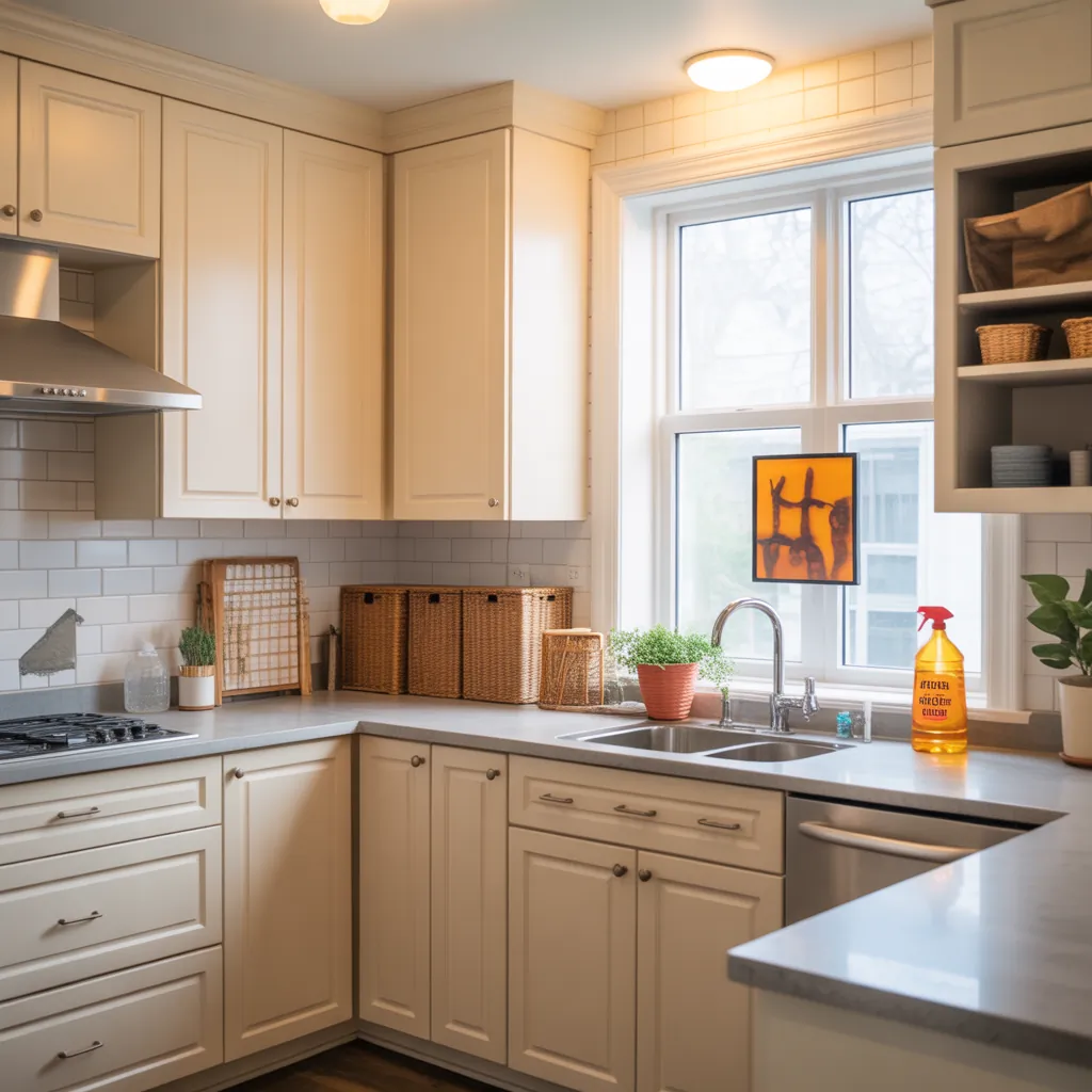 gnats get rid of in kitchen