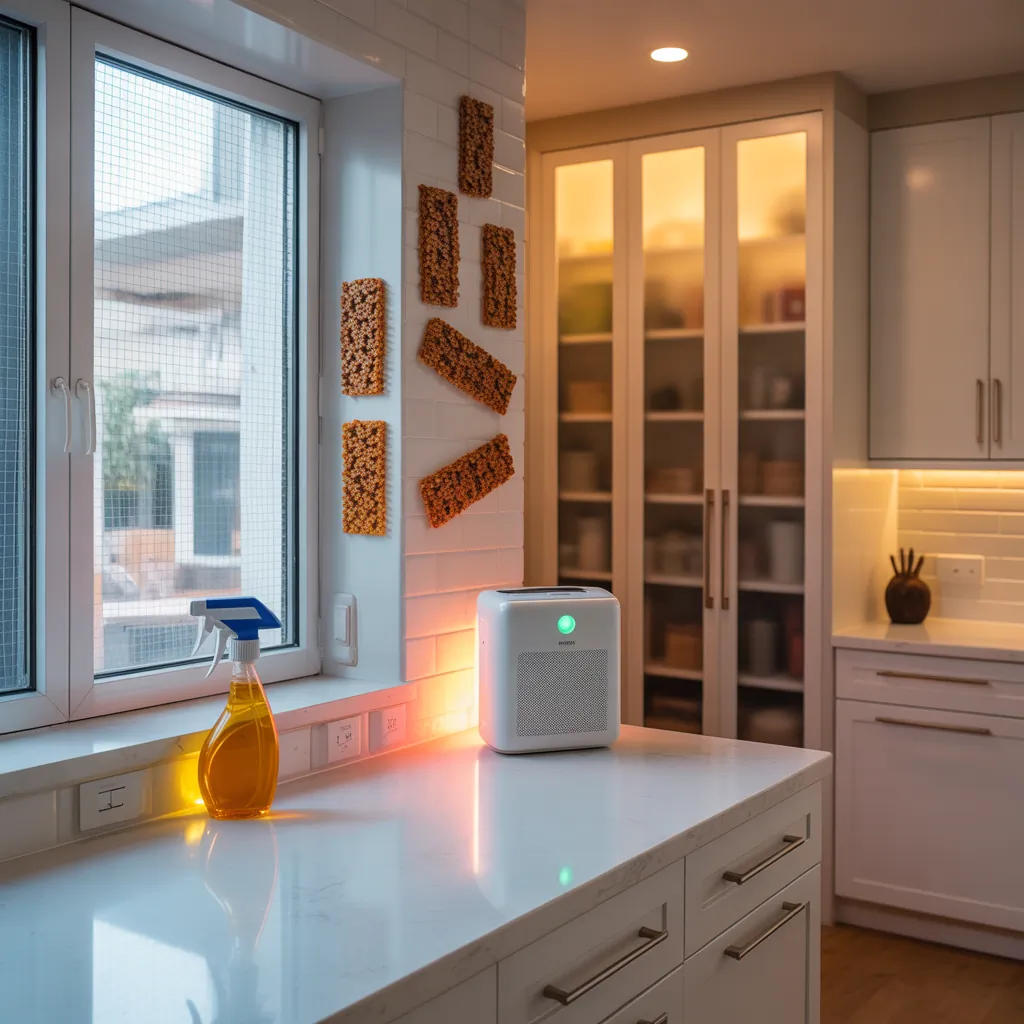 gnats get rid of in kitchen