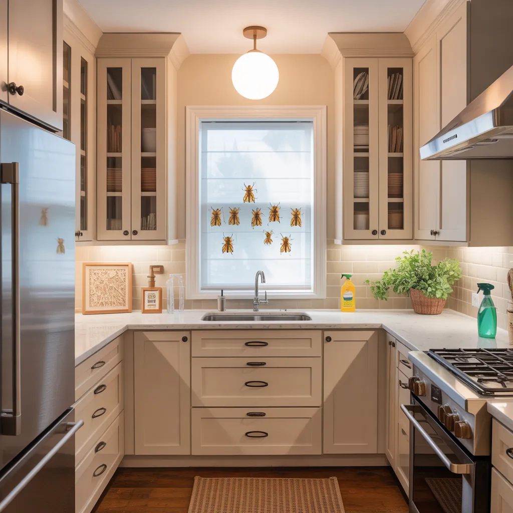 gnats get rid of in kitchen