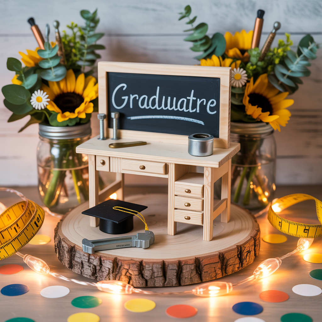 graduation centerpieces simple ideas