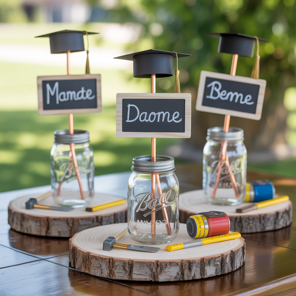 graduation centerpieces simple ideas