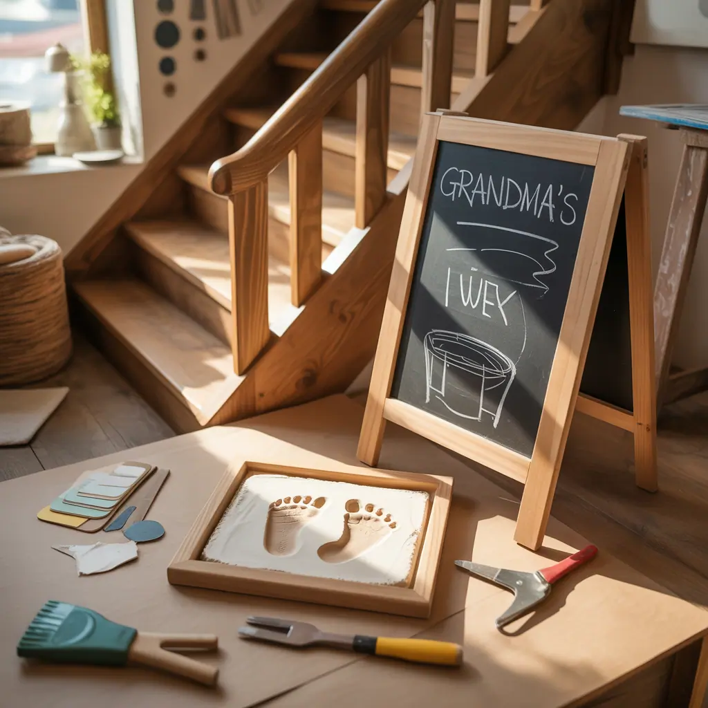 grandma ideas with baby footprint