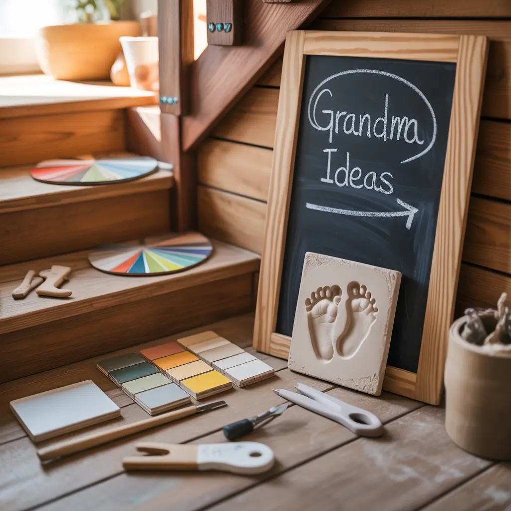 grandma ideas with baby footprint