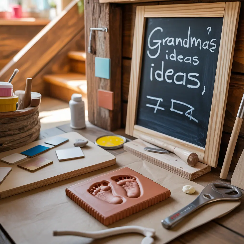 grandma ideas with baby footprint