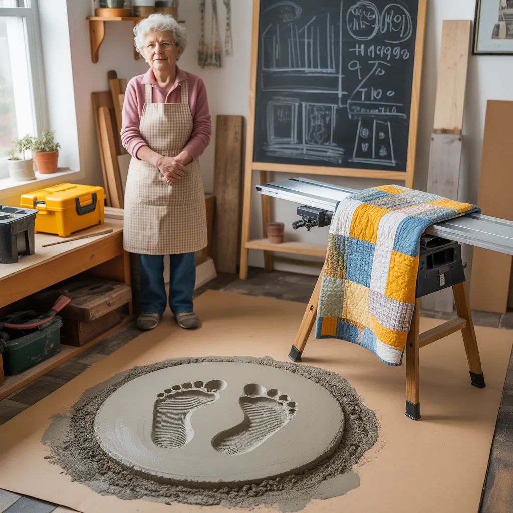 grandma ideas with baby footprint