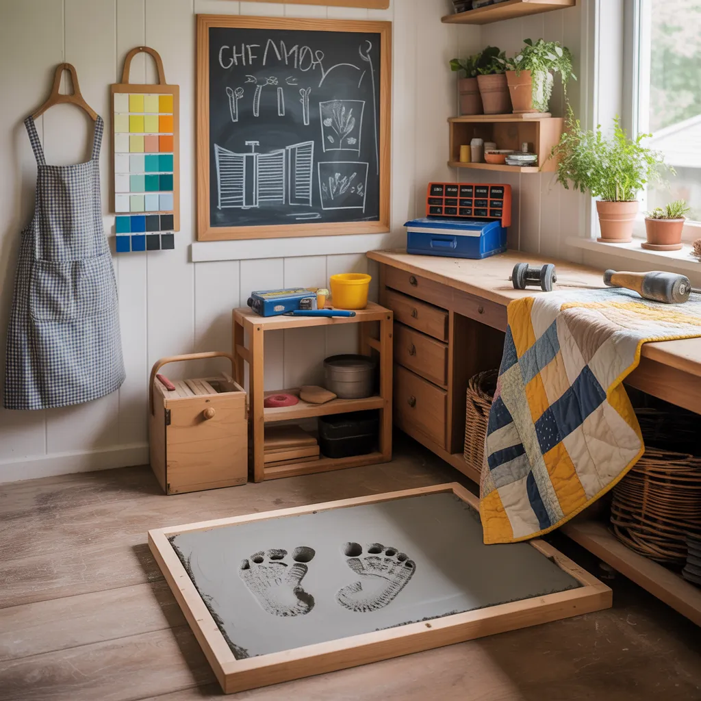 grandma ideas with baby footprint