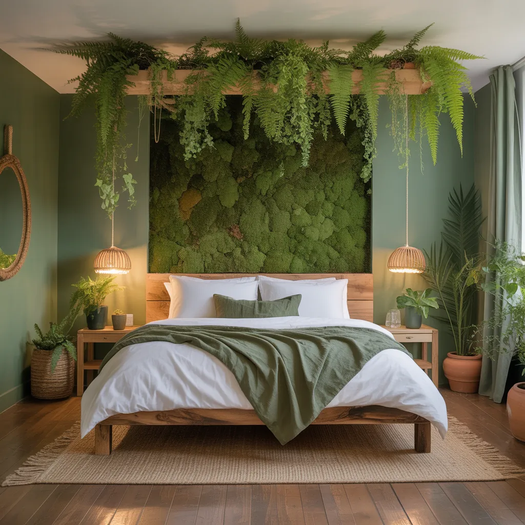 green bedroom concepts
