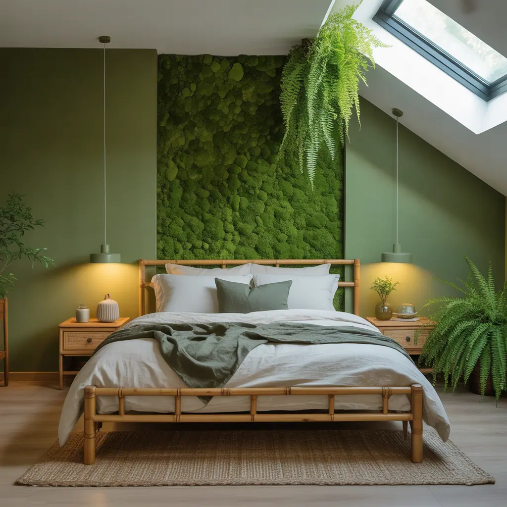 green bedroom concepts