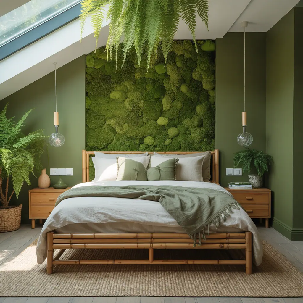 green bedroom concepts