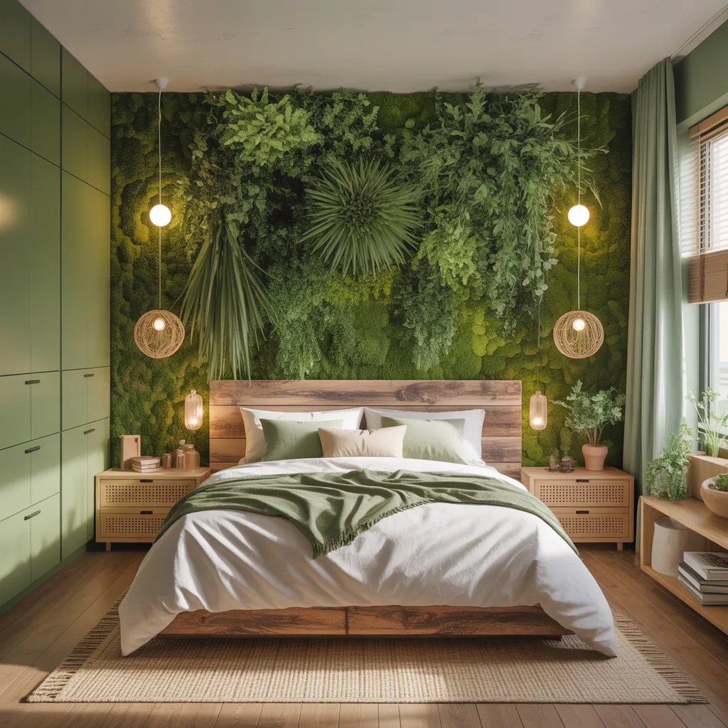 green bedroom concepts