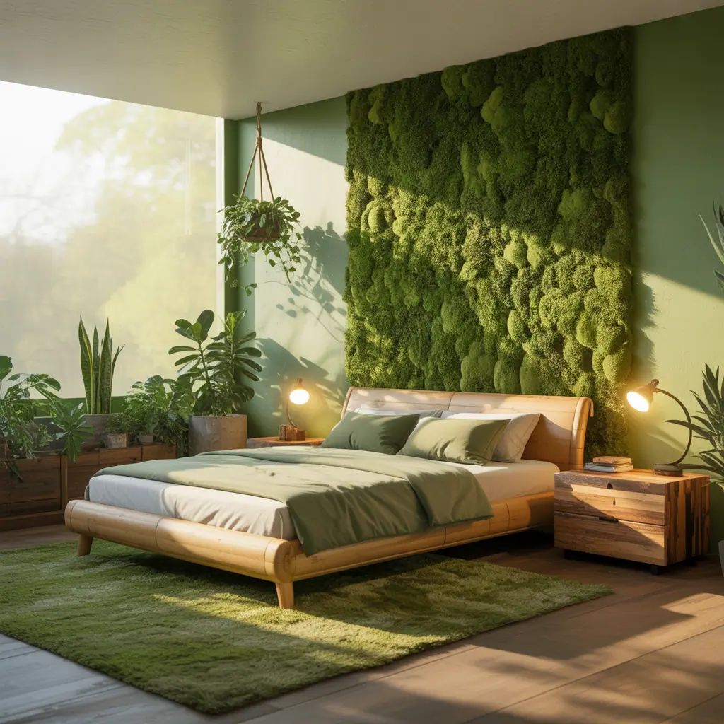 green bedroom concepts