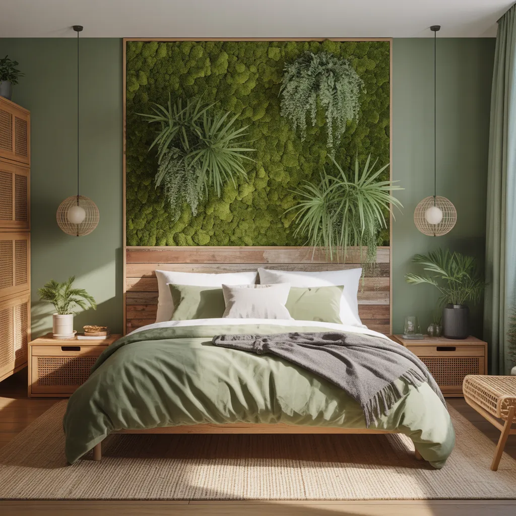 green bedroom concepts