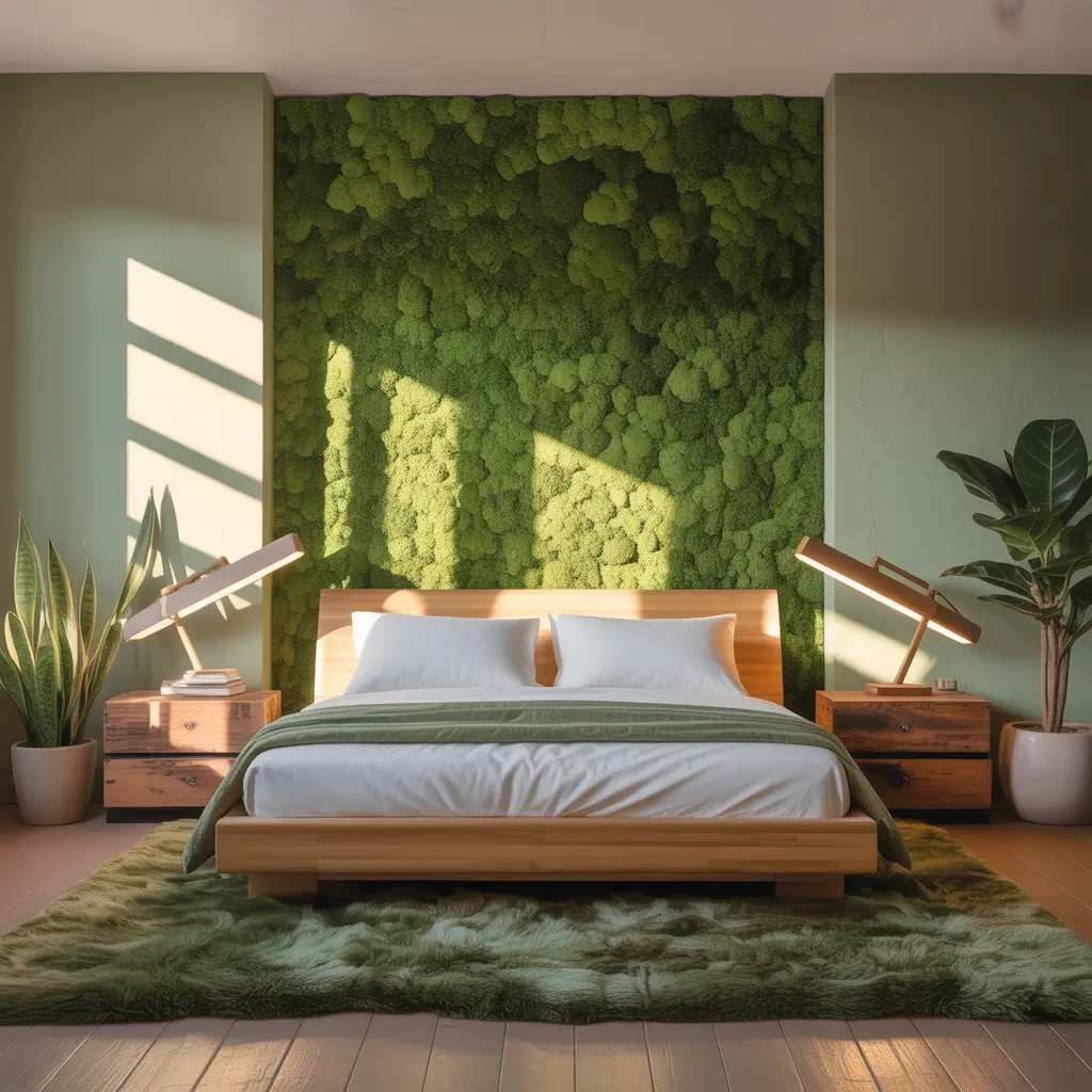 green bedroom concepts