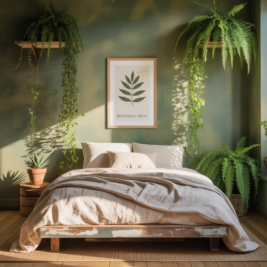 green bedroom concepts