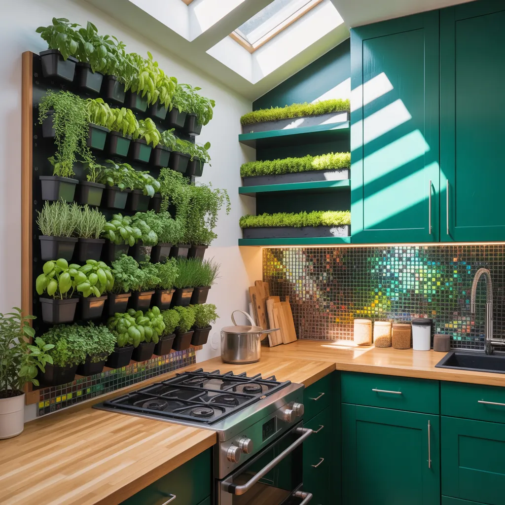 green kitchen designs