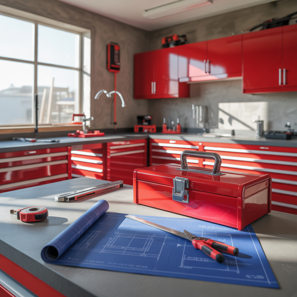 grey and red idea themes