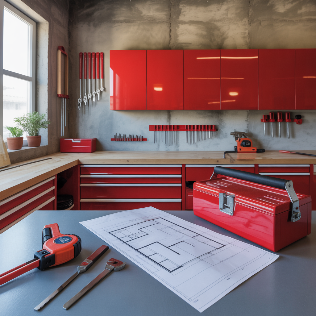 grey and red idea themes