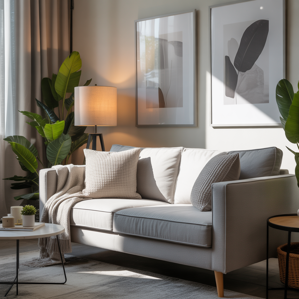 grey couch living area ideas