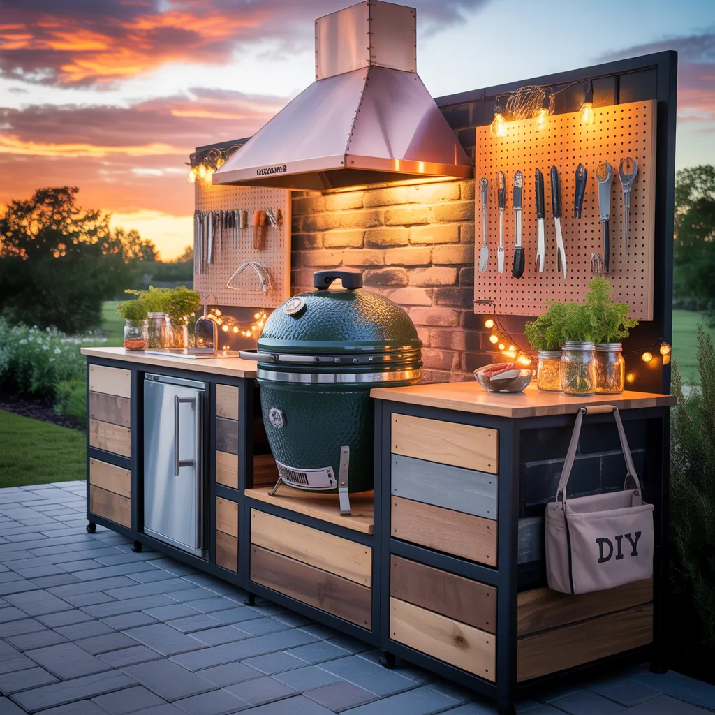 grill station outdoors ideas