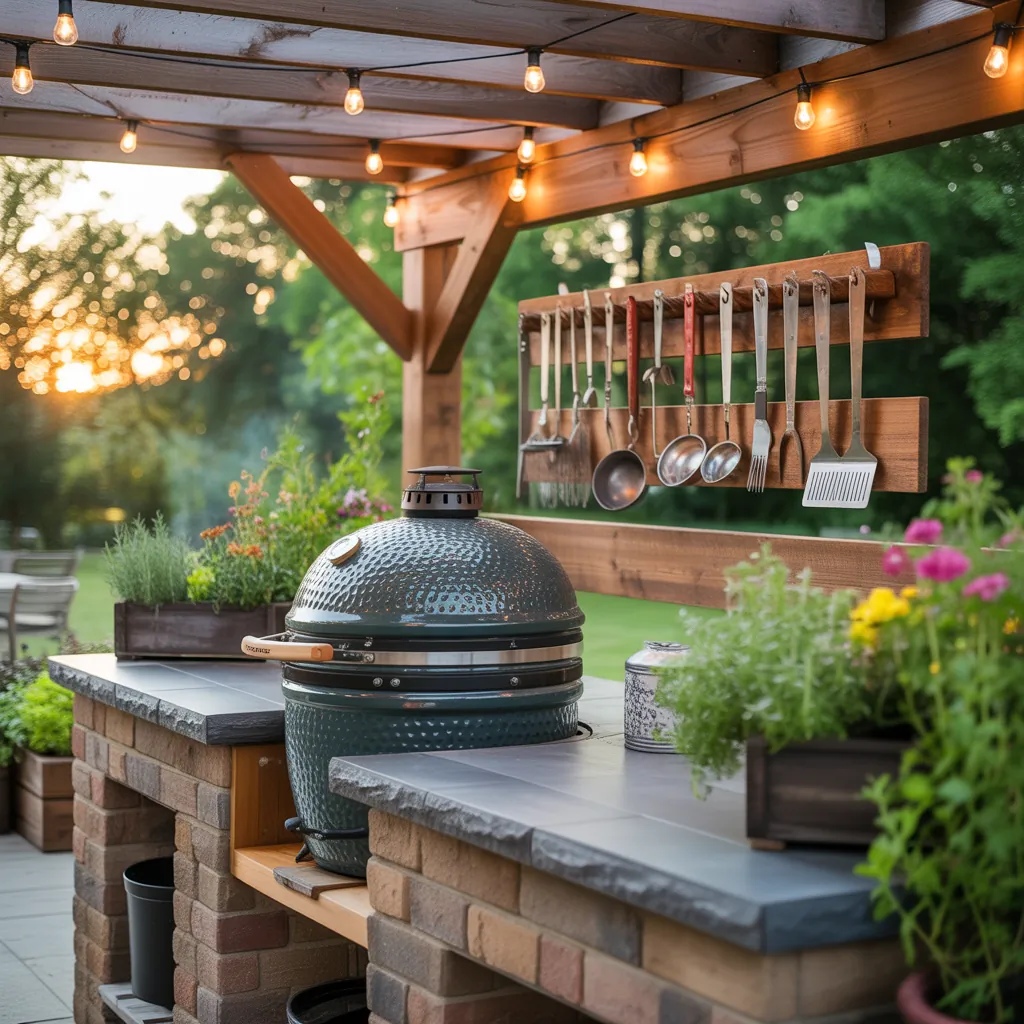 grill station outdoors ideas