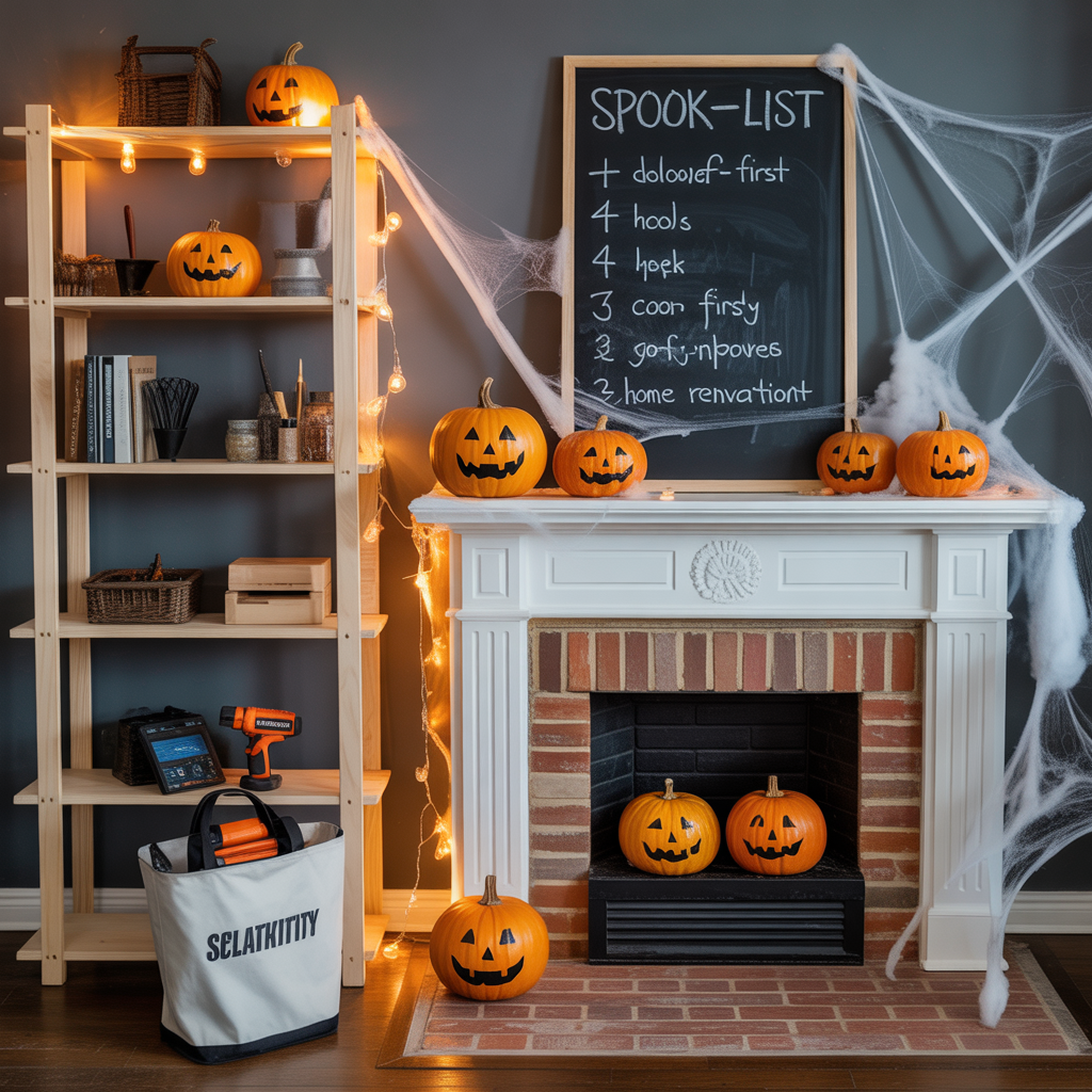 halloween apartment decor