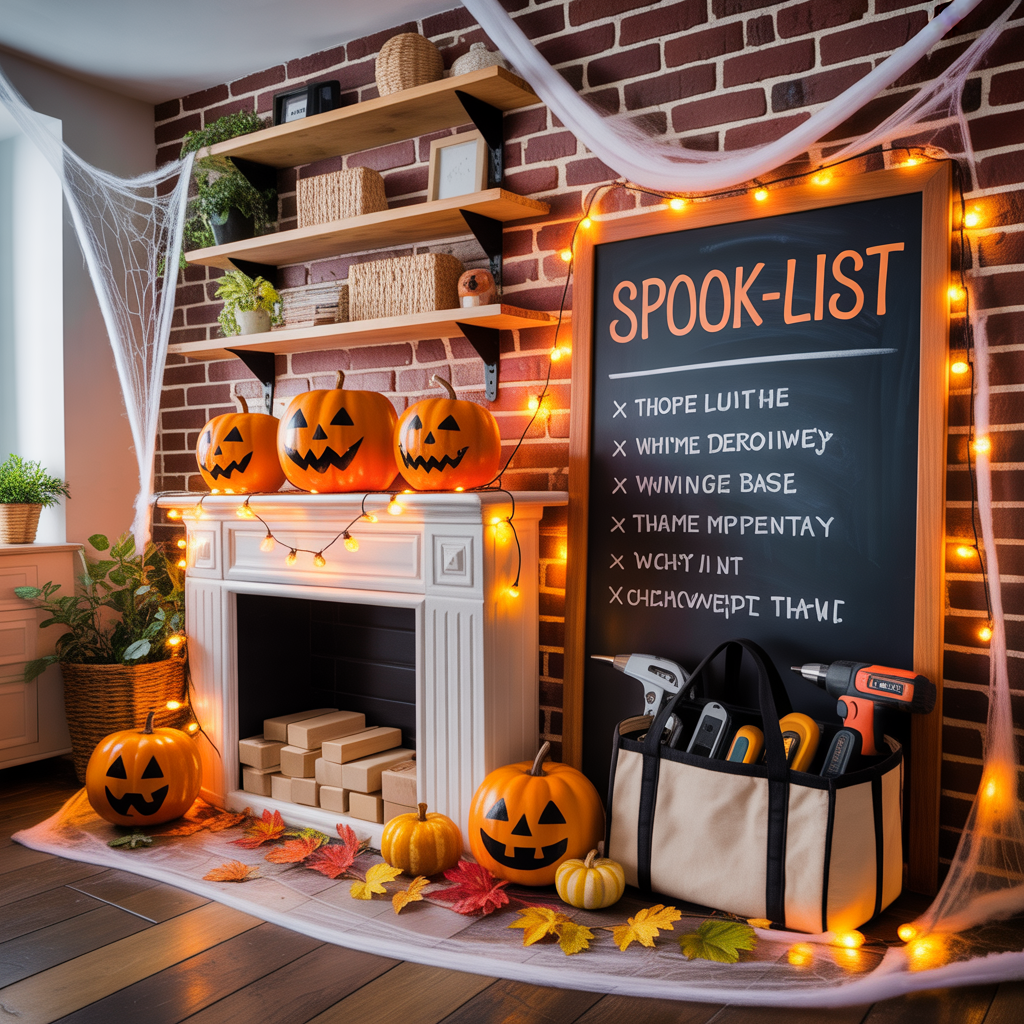 halloween apartment decor