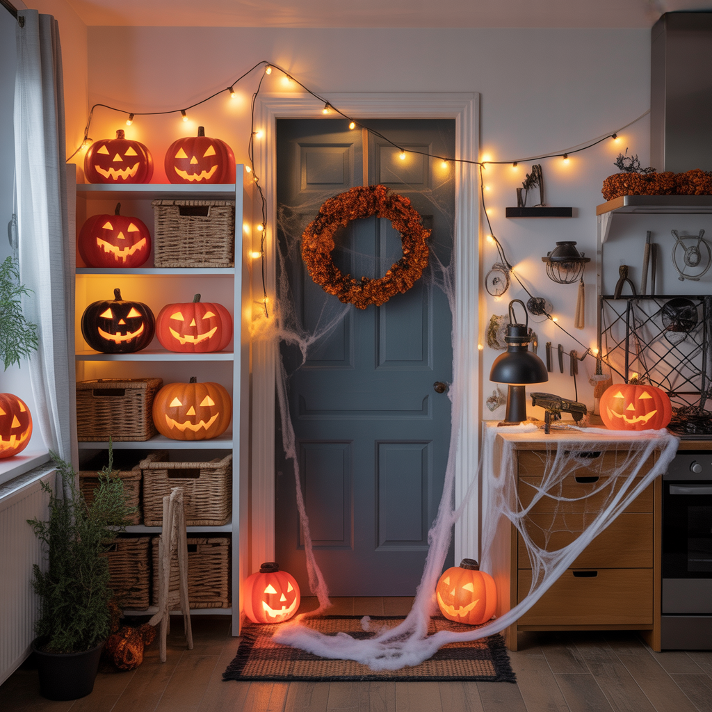 halloween apartment decor