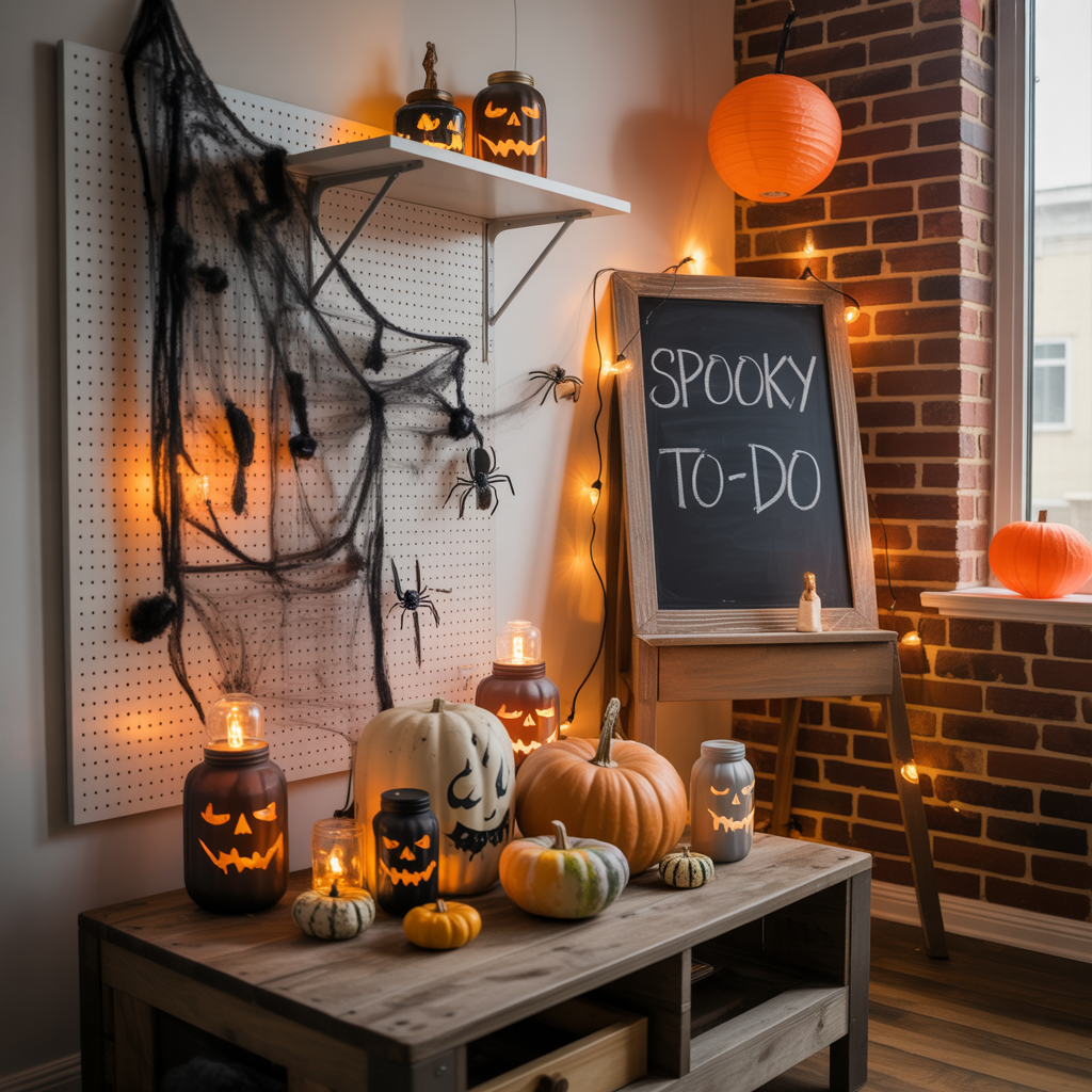 halloween apartment decor