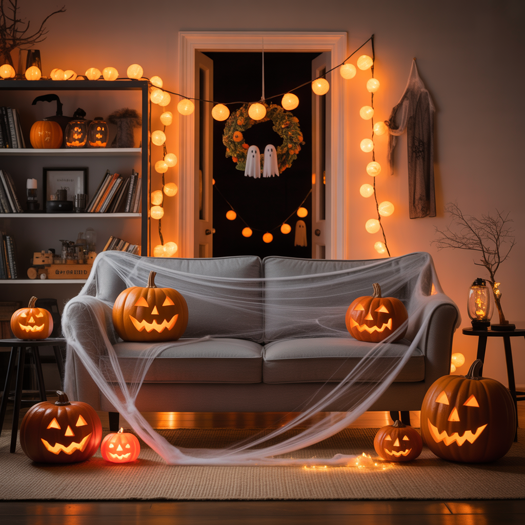 halloween apartment decor