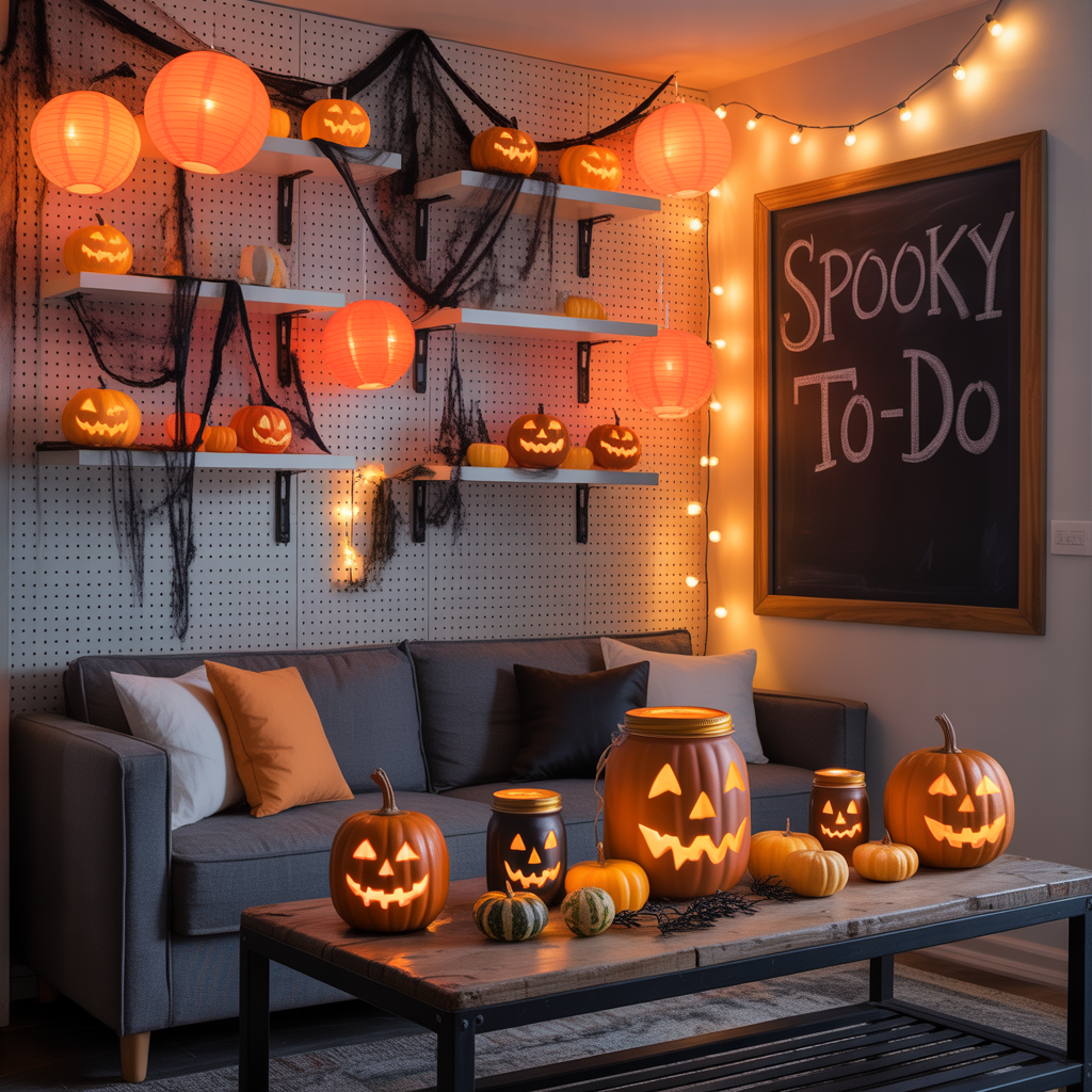 halloween apartment decor