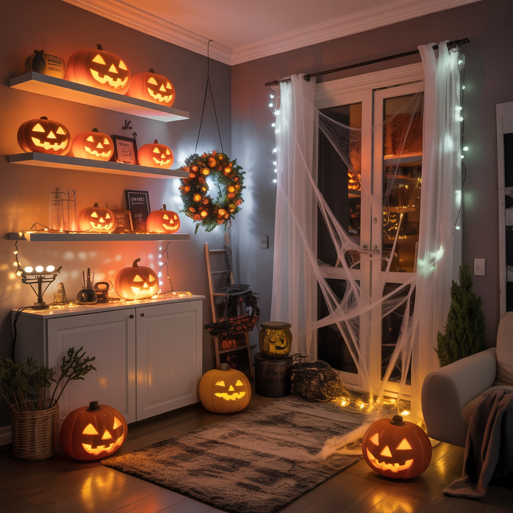 halloween apartment decor