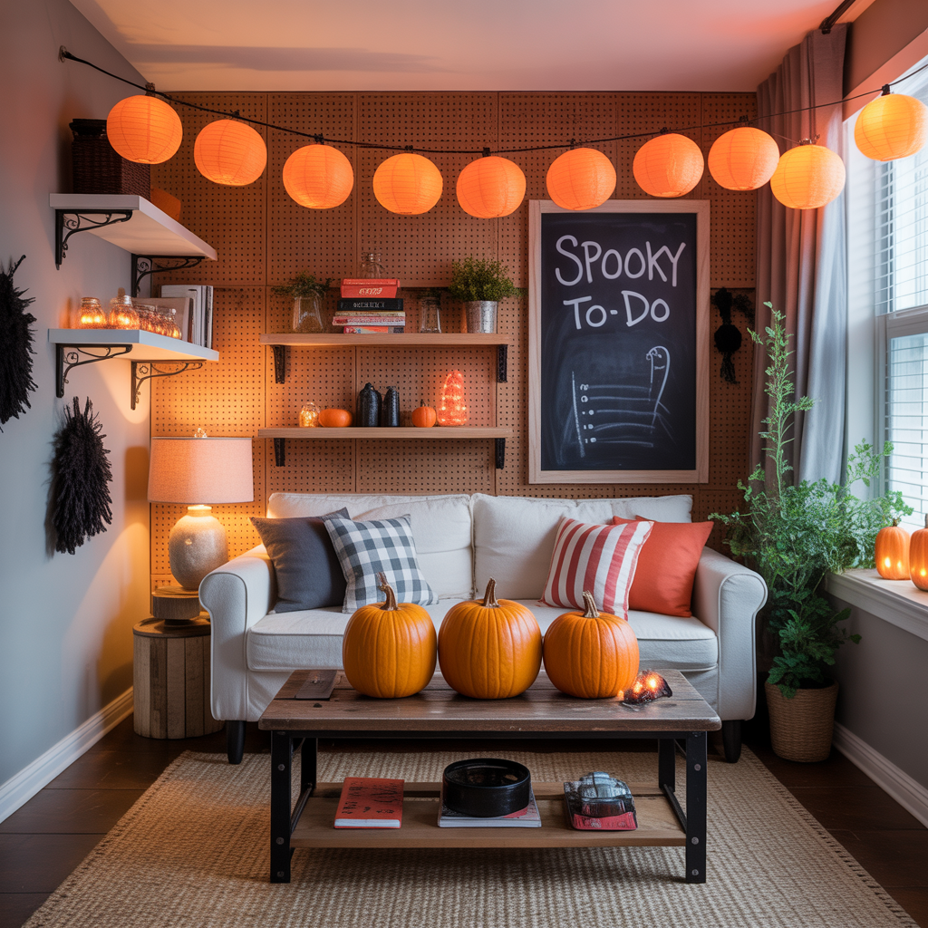 halloween apartment decor