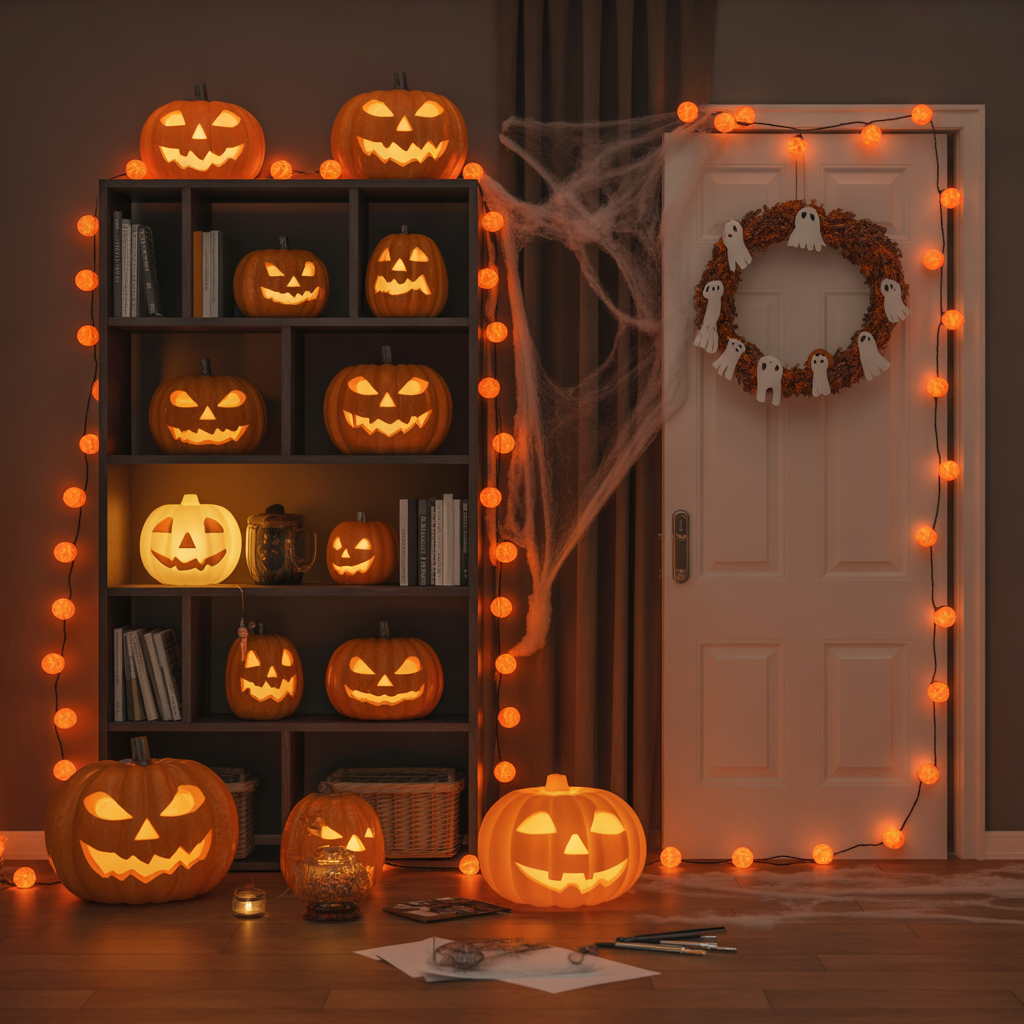 halloween apartment decor