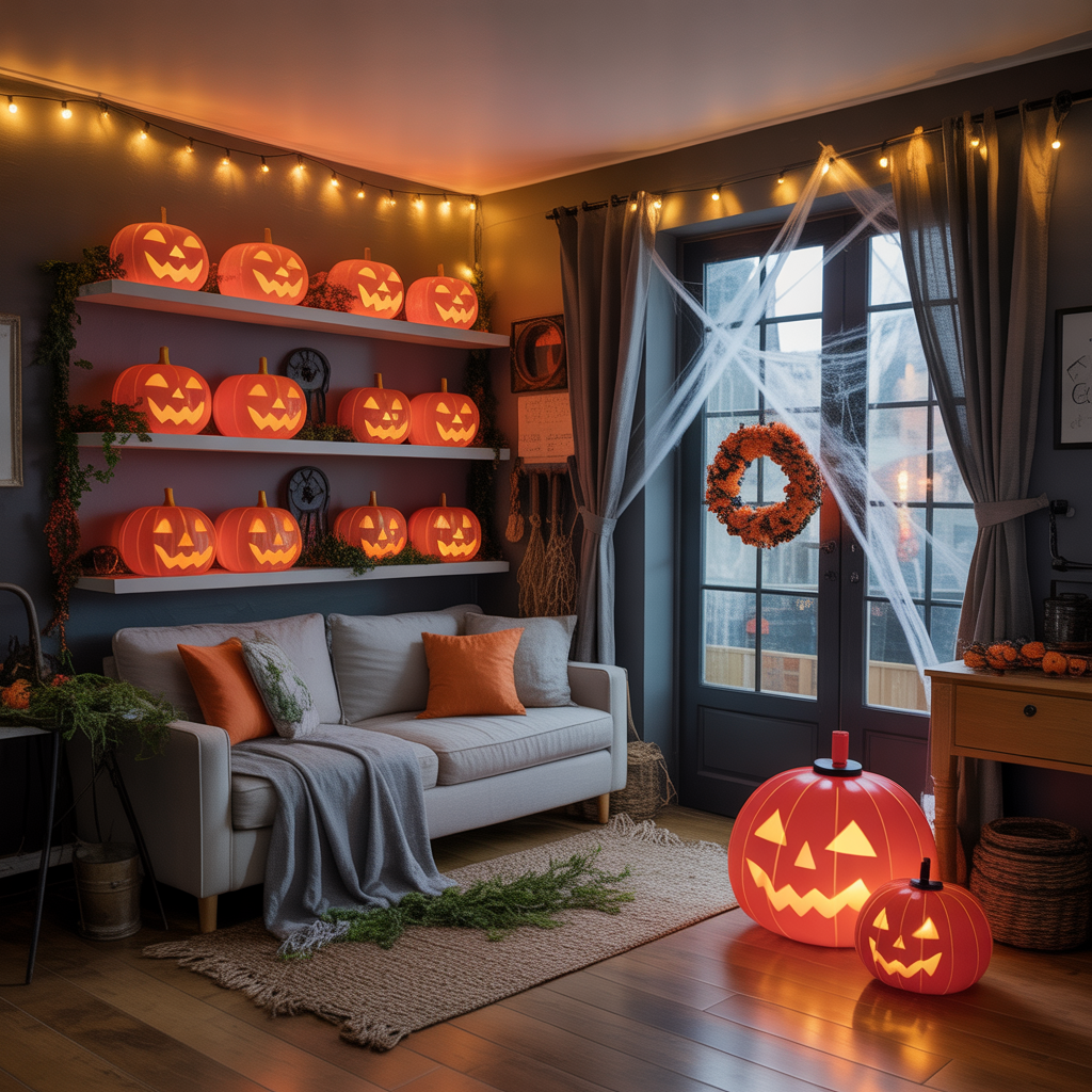 halloween apartment decor